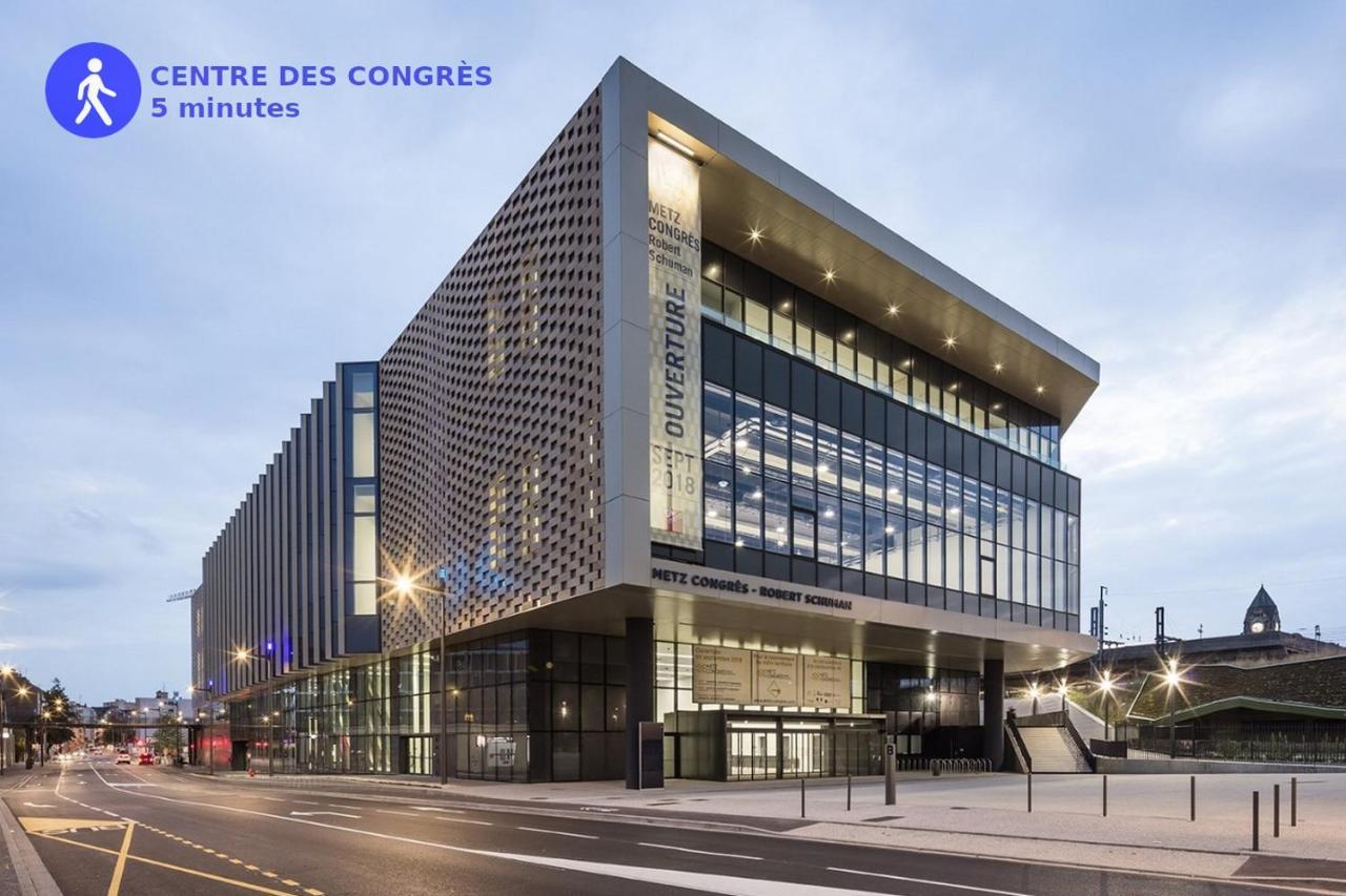 Belchamps Metz Gare Pompidou Apartment Bagian luar foto